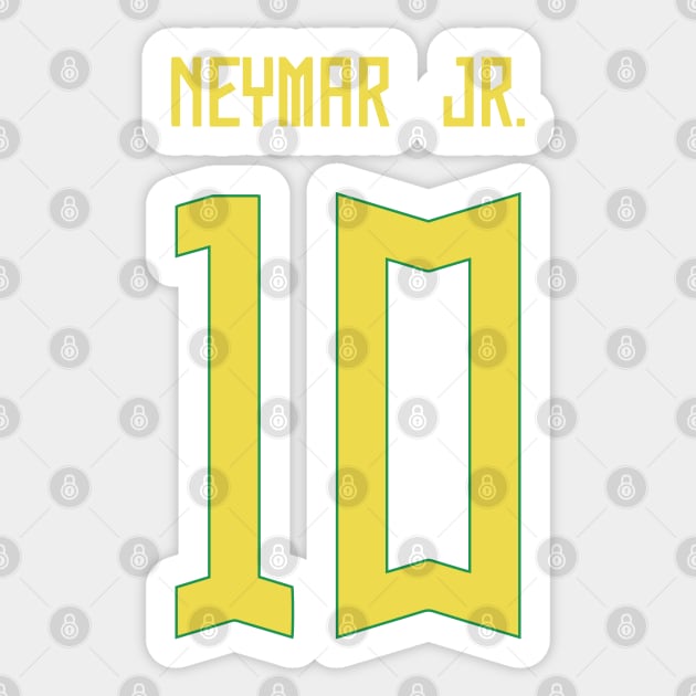 Neymar Jr Brazil Away Jersey 2023 Sticker by Alimator